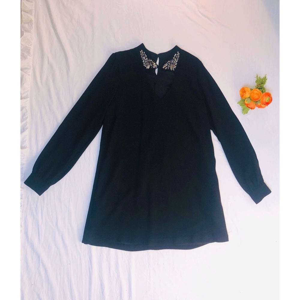 BCBGMaxAzria Embellished Collar Dress *Never Worn* - Picture 3 of 3